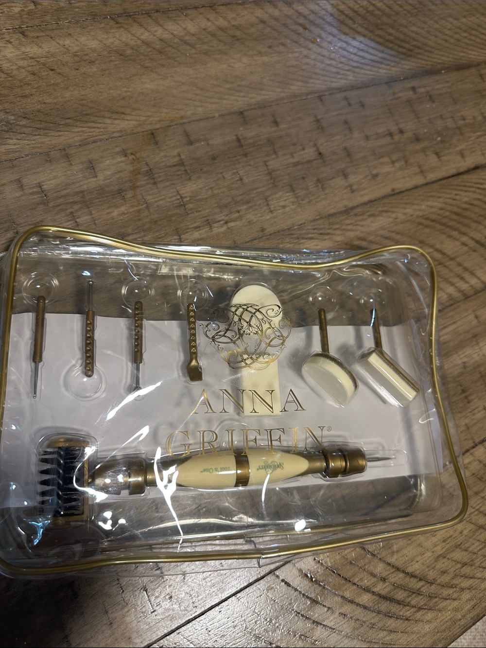 Gold and Cream Decorative Craft Tool Set